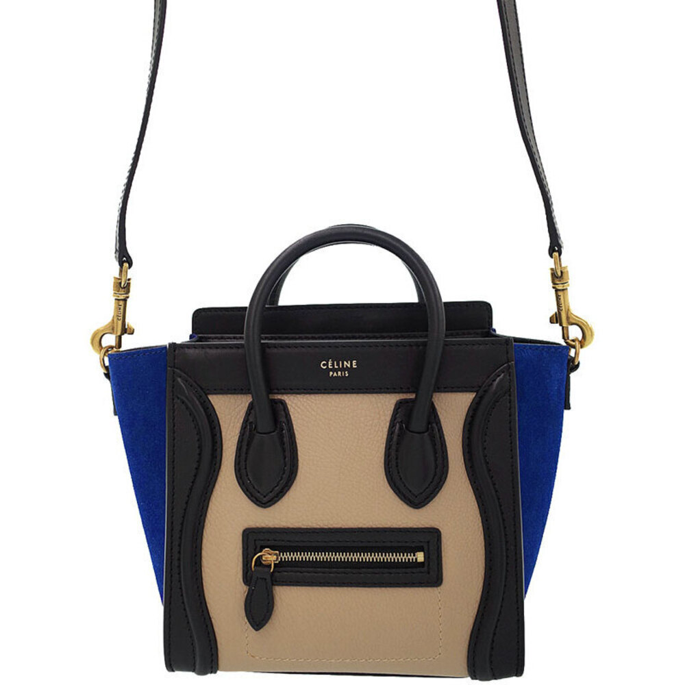 Celine Shopper Luggage Leather Shoulder Bag